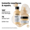 L'Oréal Professionnel Absolut Repair Shampoo & Mask for Dry & Damaged Hair - 300ml+250ml | Professional Routine for Strenghthening & Repairing Hair, Protein & Omega-9, For Men & Women image 2
