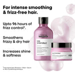 L'Oréal Professionnel Liss Unlimited Professional Shampoo For Unruly Hair, 300ML | Intensive Smoothing Shampoo image 2 — view 2