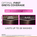 L'Oréal Paris Casting Crème Gloss Hair Color With Glycolic Gloss Complex | 5X Glossier Hair Color | Shade 300 - Darkest Brown | 60g + 40ml + 60g image 5 — view 5