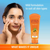 Lotus Herbals Safe Sun DeTAN After-Sun Face Wash Gel | Papaya & Aloe Vera |Preservative free, enriched with natural actives| All Skin Types | 100g image 3