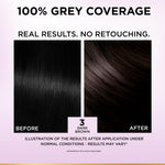 L'Oréal Paris Permanent Hair Colour, Radiant At-Home Hair Colour with up to 100% Grey Coverage, Pro-Keratin, Up to 8 Weeks of Colour, Excellence Crème, 3 Natural Darkest Brown, 72ml+100g image 5 — view 5
