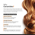 Minimalist Hair Serum for Dry Frizzy Hair with SPF 30, Keratin, Argan Oil & Ceramides| Heat Protection Serum, Smoothens & Protects From UV | Lightweight | Leave In For Women & Men | 50 ml image 8 — view 8
