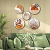 Boho Geometric Wall Art Set of 5 – Modern Abstract Round Prints with Moon, Sun, Arches, and Nature Designs – Minimalist Aesthetic Wall Decor for Living Room or Bedroom image 10