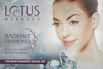 Lotus Herbals Radiant Diamond Cellular Radiance 4 In 1 Facial Kit | With Diamond Dust & Cinnamon | For Women & Men | Chemical Free| Reduce Blemishes| For All Skin Types | 4x37g image 2 — view 2